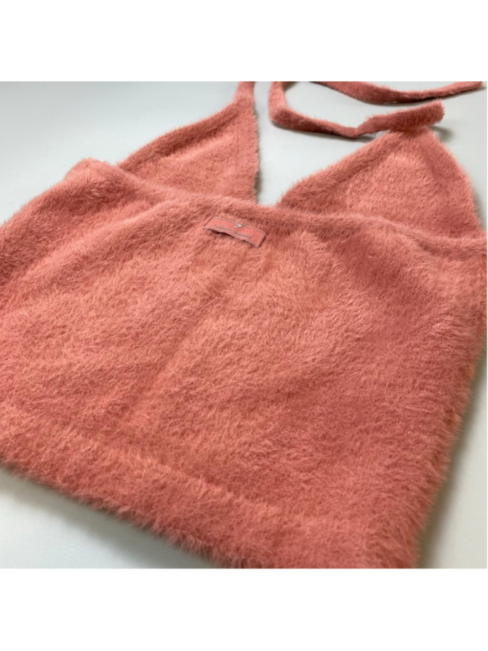 Gymshark Whitney Simmons Pink Fizzy Halter Crop Top Medium Coquette Soft Girl - Picture 7 of 12